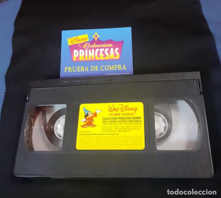 Cine: VHS de la Coleccion princesas de Dysney Ariel en busca de una estrella - Foto 2 - 251816770