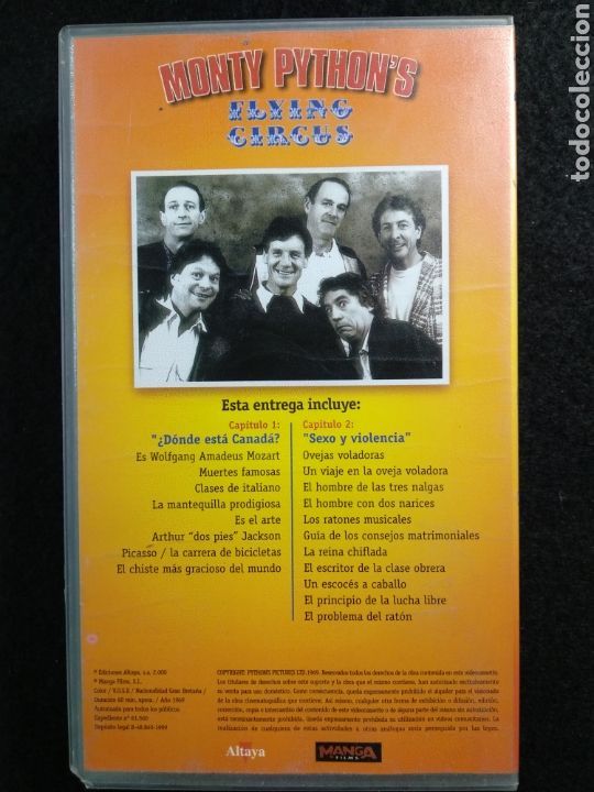 Cine: Monty Python. VHS. Flying Circus - Foto 2