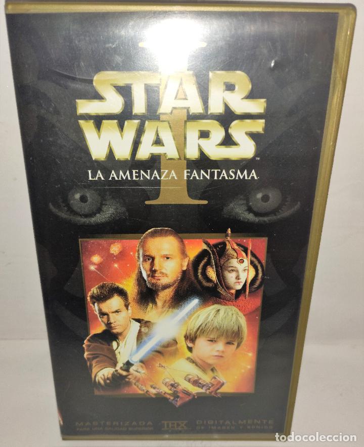 Cine: LA AMENAZA FANTASMA DE STAR WARS MASTERIZADA - BUENA CONSERVACION EN VHS