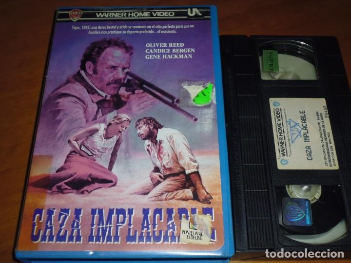 Cine: CAZA IMPLACABLE - OLIVER REED , GENE HACKMAN - WARNER - VHS - Foto 1
