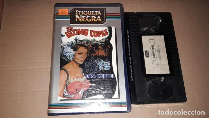 Cine: El &Uacute;ltimo Cuple VHS Sara Montiel 1a Edici&oacute;n