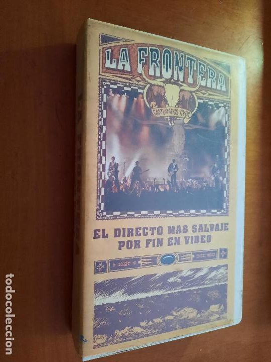 Cinema: LA FRONTERA. EL DIRECTO M&Aacute;S SALVAJE. VHS. DIFICIL DE CONSEGUIR. BUEN ESTADO