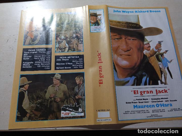 Cin&eacute;ma: EL GRAN JACK CARATULA VHS CALCITEL SL