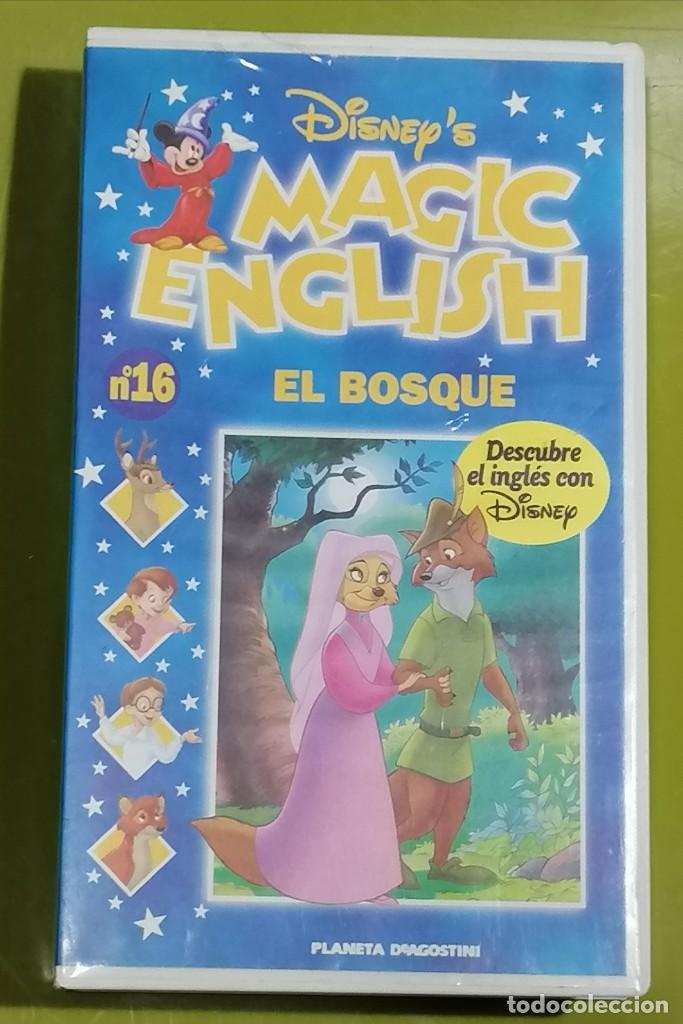 Cine: CINTA VHS N&ordm;16: DISNEY'S MAGIC ENGLISH: EL BOSQUE - Peso: 232 gramos -