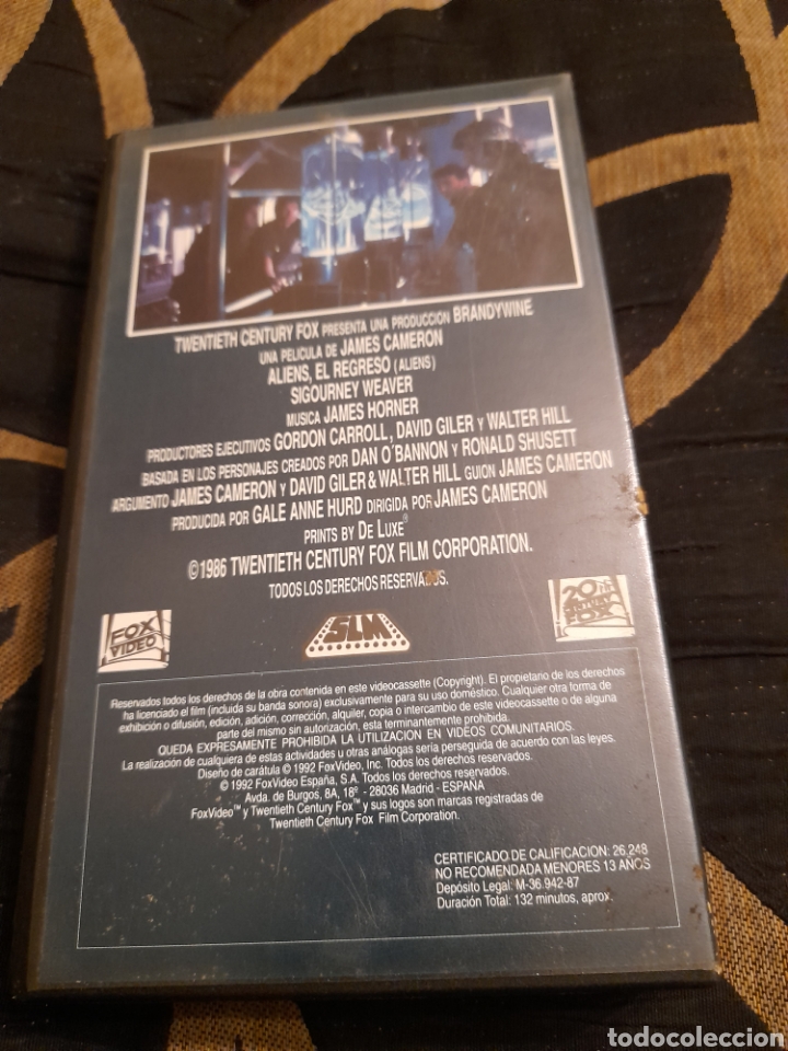 Cine: VHS,Aliens El regreso - Foto 2