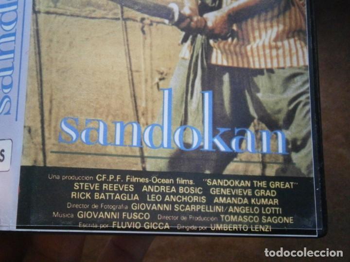 Cine: PELICULA VHS, SANDOKAN - Foto 2