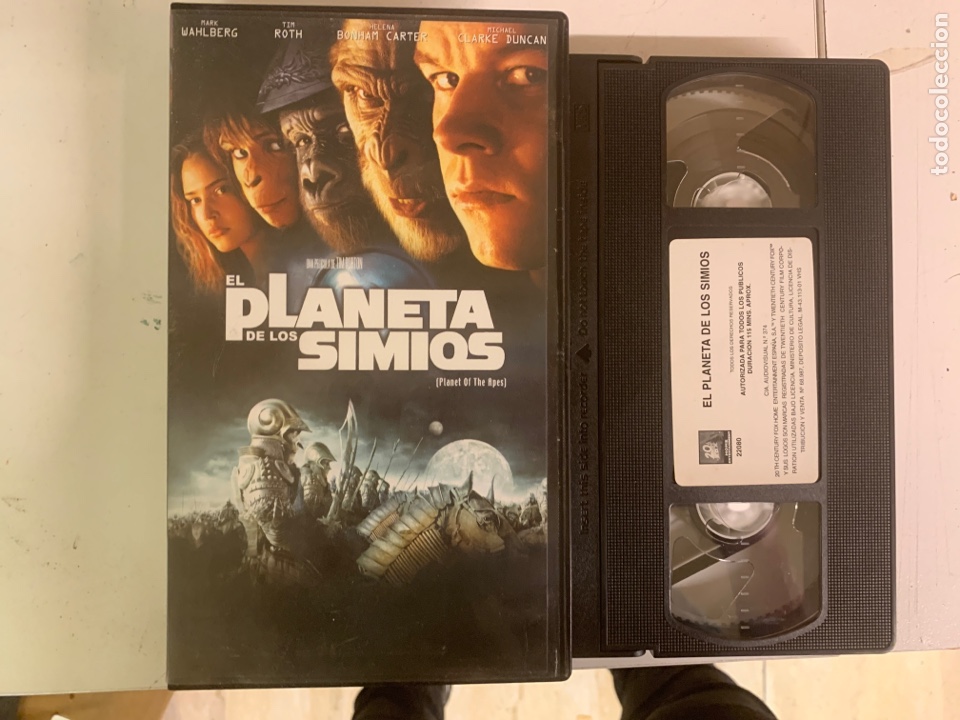 Cine: El planeta de los simios VHS - Foto 1