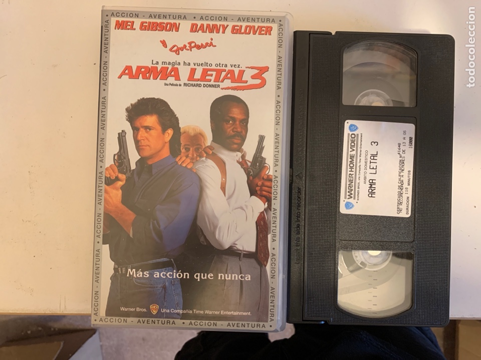 Cine: Arma letal 3 VHS mel Gibson - Foto 1