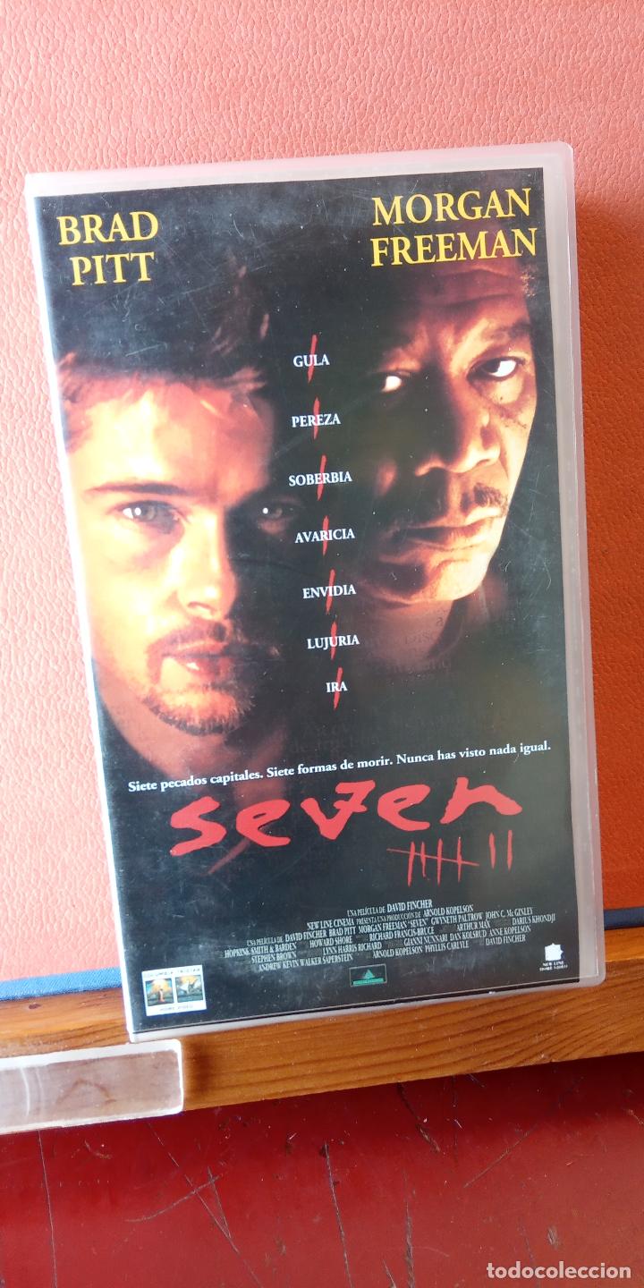 Cine: VHS. SEVEN. BRAD PITT. - Foto 1