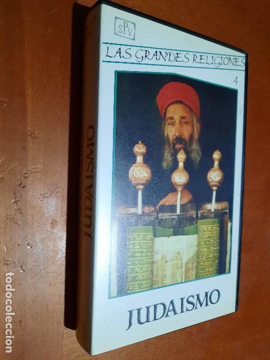 Cine: JUDAISMO. LAS GRANDES RELIGIONES 4. VHS EN BUEN ESTADO. SAN PABLO VIDEO. DIFICIL