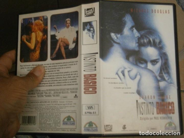 Cine: PELICULA VHS, INSTINTO BASICO - Foto 1