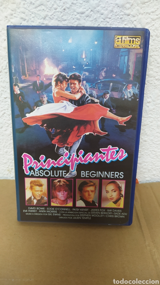 Cine: PRINCIPIANTES - ABSOLUTE BEGINNERS - DAVID BOWIE - EDDIE O&acute;CONNELL - PATSY KENSIT - VHS - Foto 1