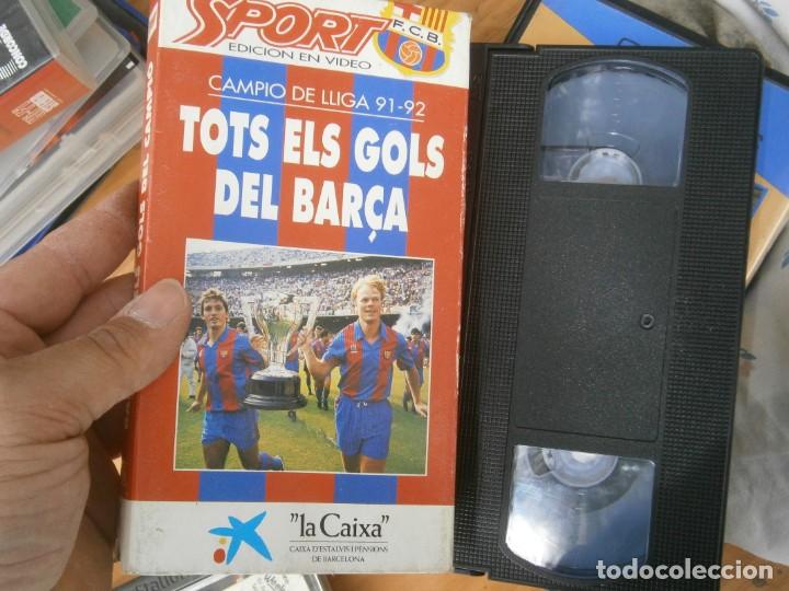 Cin&eacute;ma: TOTS ELS GOLS DEL BARCA, PELICULA VHS, (NO SE ADMITE DEVOLUCIONES)