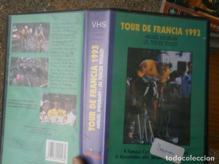 Cine: TOUR DE FRANCIA 1993, PELICULA VHS, (NO SE ADMITE DEVOLUCIONES)