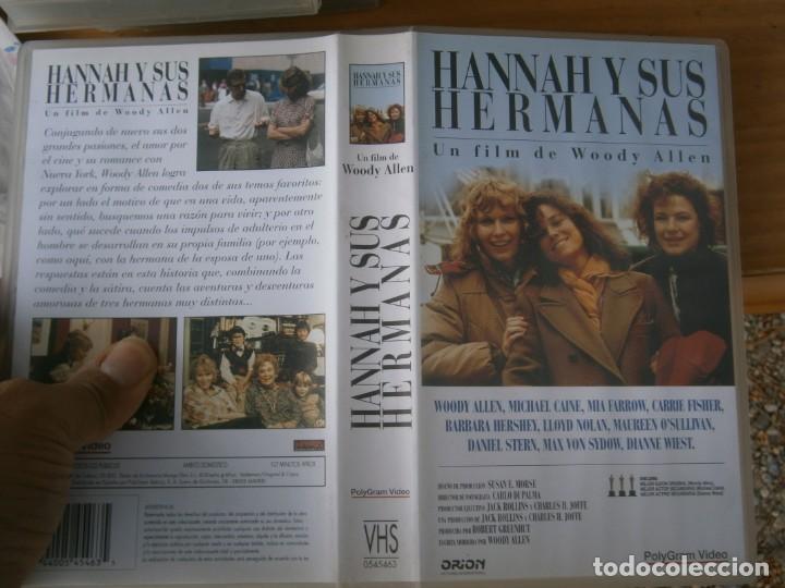 Cinema: HANNAH Y SUS HERMANAS, PELICULA VHS, (NO SE ADMITE DEVOLUCIONES)