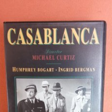 Cine: VHS. CASA BLANCA. MICHAEL CURTIZ. INGRID BERGMAN.