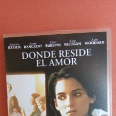 Cine: VHS. DONDE RESIDE EL AMOR. ANNE BANCROFT.