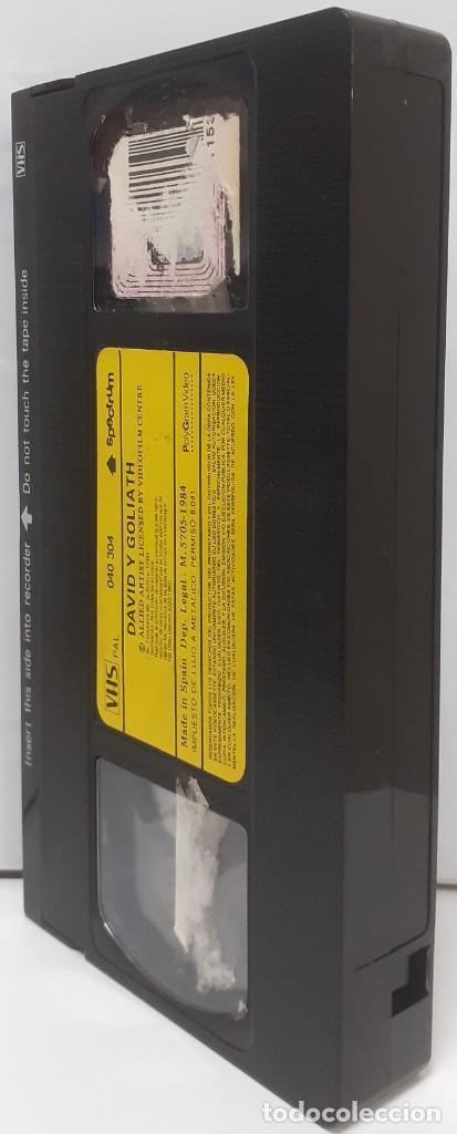 Cine: DAVID Y GOLIATH (1960)(VHS) - USADO - Foto 5