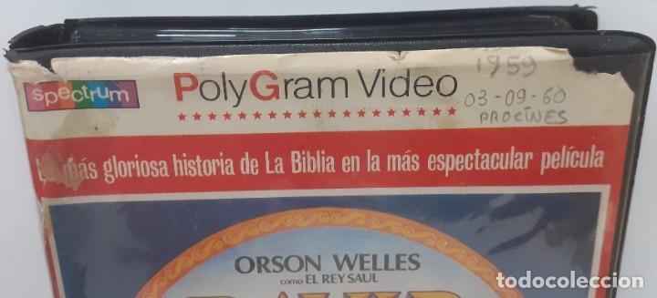 Cine: DAVID Y GOLIATH (1960)(VHS) - USADO - Foto 6