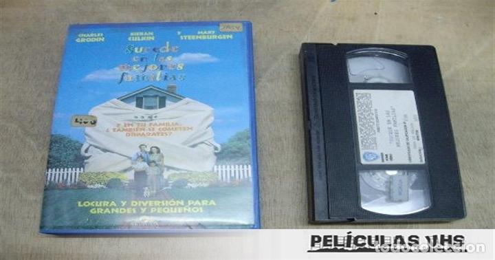 Cine: Pel&iacute;cula Sucede En Las Mejores Familias en VHS