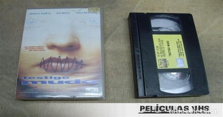 Cine: Pel&iacute;cula Testigo Mudo en VHS - Foto 1
