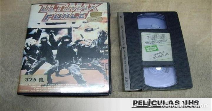 Cinema: Pel&iacute;cula Ultimax Force en VHS