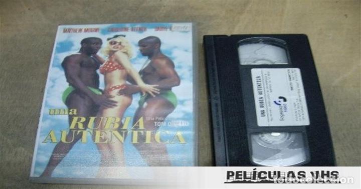 Cinema: Pel&iacute;cula Una Rubia Aut&eacute;ntica en VHS