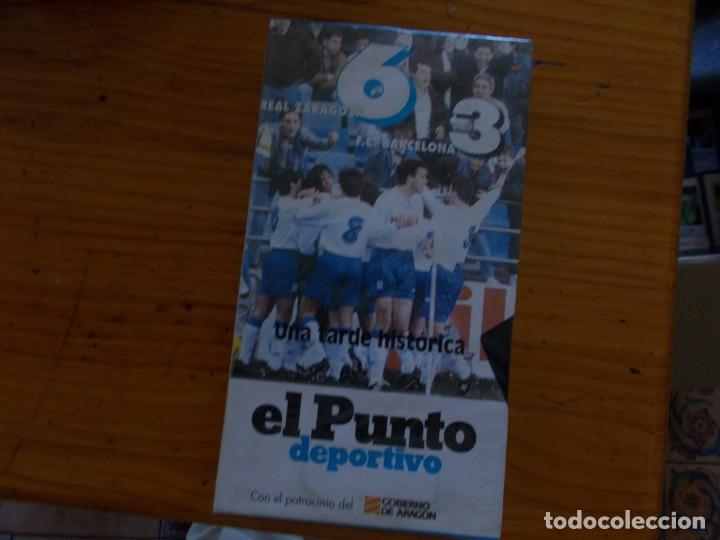 Cine: PELICULA VHS DE ZARAGOZA, UNA TARDE HISTORICA, EL PUNTO DEPORTIVO