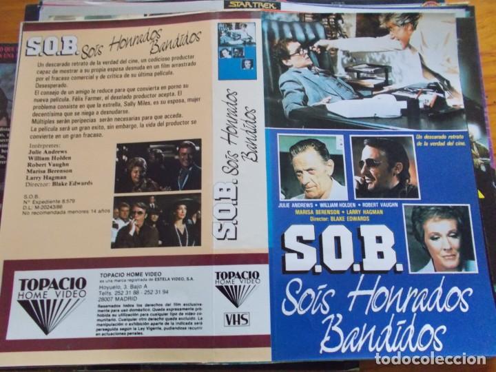 Cine: S.O.B., (&rdquo;SOLO CARATULA&rdquo;)