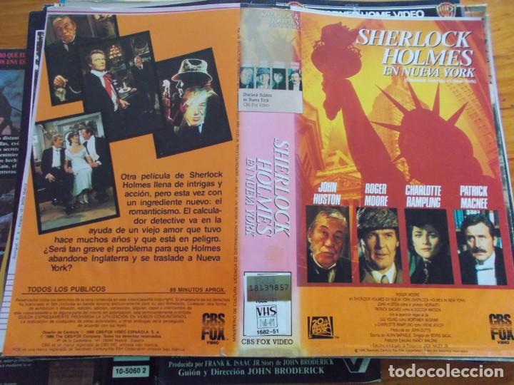 Cine: SHERLOCK HOLMES EN NUEVA YORK, (&rdquo;SOLO CARATULA&rdquo;)