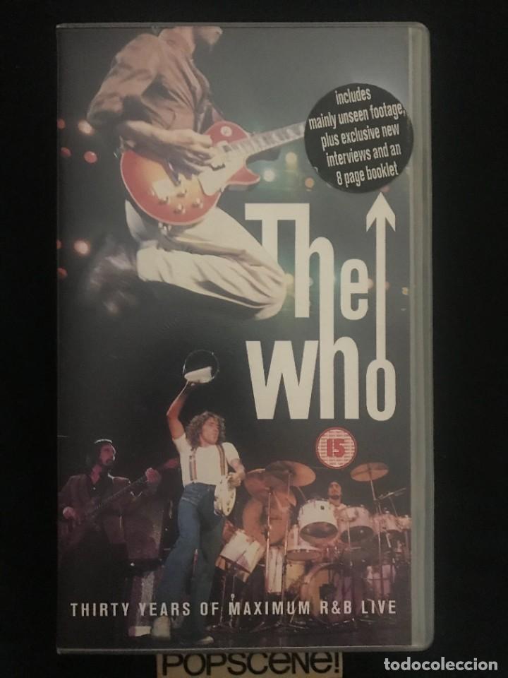 Cine: VHS - THE WHO - THIRTY YEARS OF MAXIMUN R&B LIVE - POLYGRAM - 1994