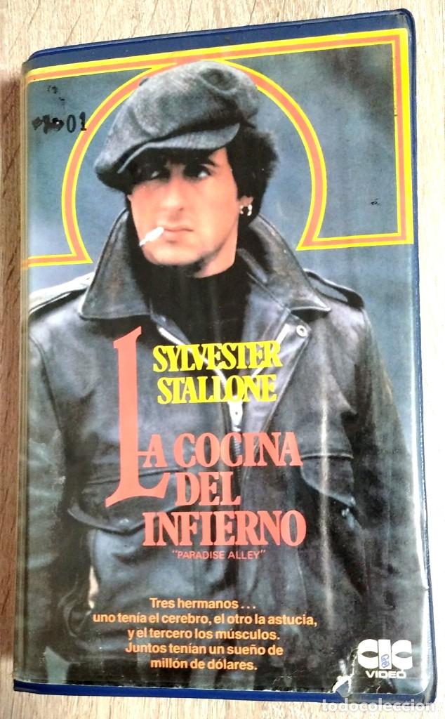 VHS - LA COCINA DEL INFIERNO - SYLVESTER STALLONE, LEE CANALITO, BILL CONTI - 1º EDICION (Cine - Películas - VHS)