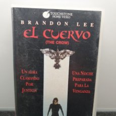Cine: EL CUERVO (THE CROW). VHS. BRANDON LEE, ERNIE HUDSON, MICHAEL WINCOTT, ALEX PROYAS