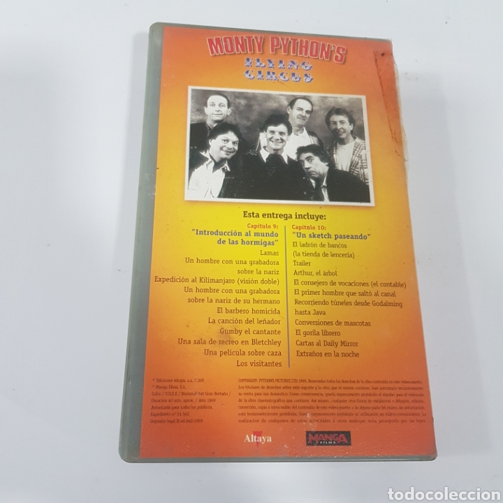 Cine: VHS 496 Monty Python,s Flying Circus -VHS SEGUNDA MANO - Foto 2
