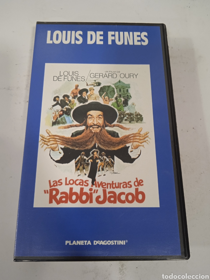 Kino: VHS. 687 las locas aventuras de rabbi Jacob -Vhs segundamano