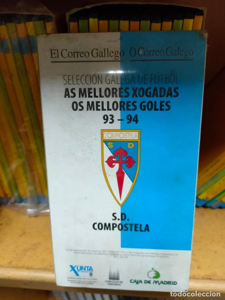 Cine: SD COMPOSTELA..VHS.. selecci&oacute;n gallega de f&uacute;tbol..as MELLORES XOGADAS 93-94..precintado