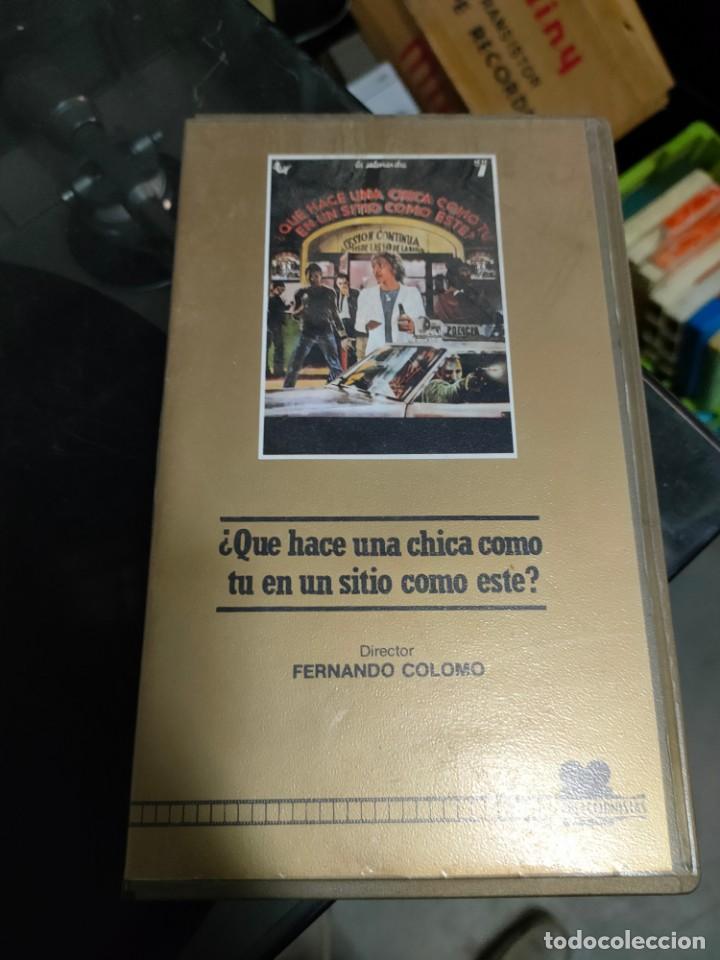 Cine: QUE HACE UNA CHICA COMO TU....video VHS