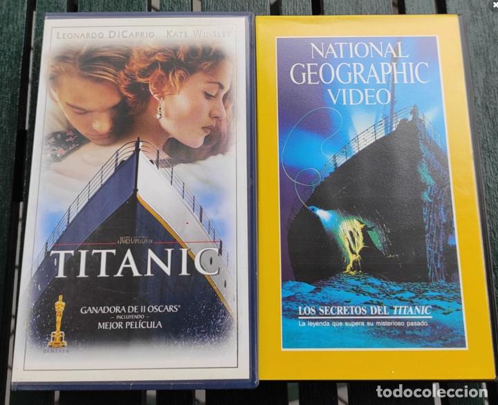 Cine: Lote VHS Titanic y El secreto del Titanic