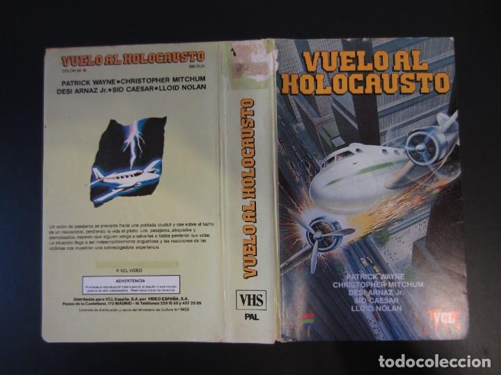 Cine: Caratula Original Vuelo al Holocausto (1&ordf; edici&oacute;n) (NO contiene caja ni pelicula)