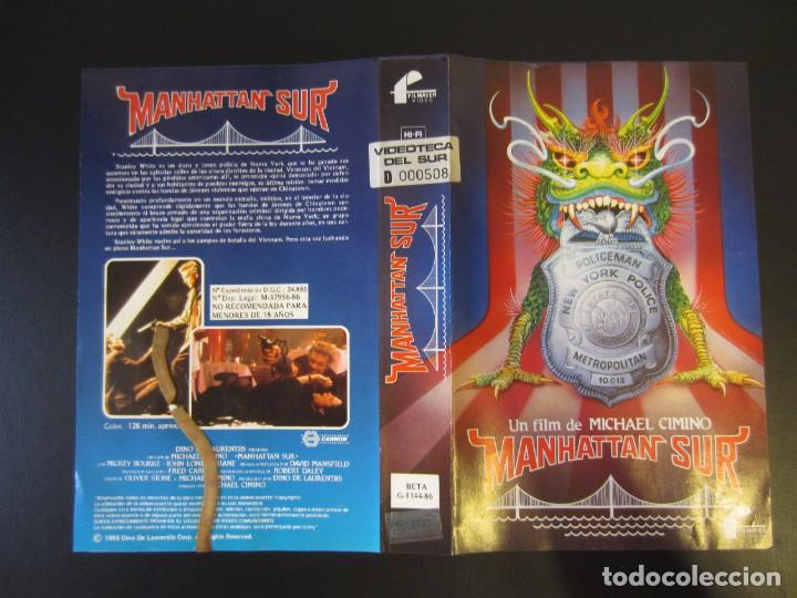 Cine: Caratula Original Manhatan Sur (NO contiene caja ni pelicula)