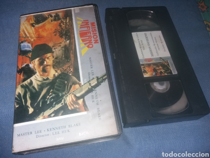 Cine: Mision infierno- vhs- master lee- trash war