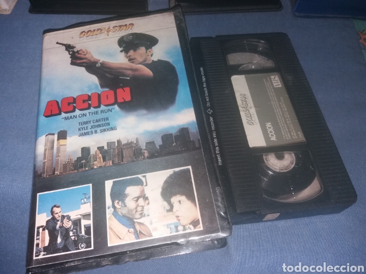 Cine: Accion- terry carter- vhs- blaxploitation