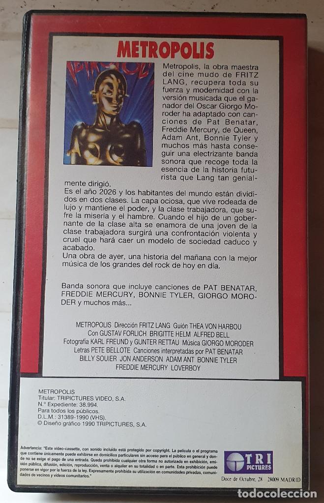 Cine: Metropolis VHS Fritz Lang - Foto 2