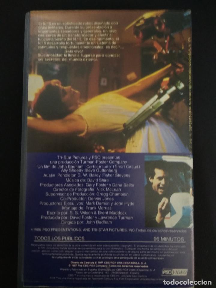 Cine: CORTOCIRCUITO,CBS FOX VIDEO - Foto 2