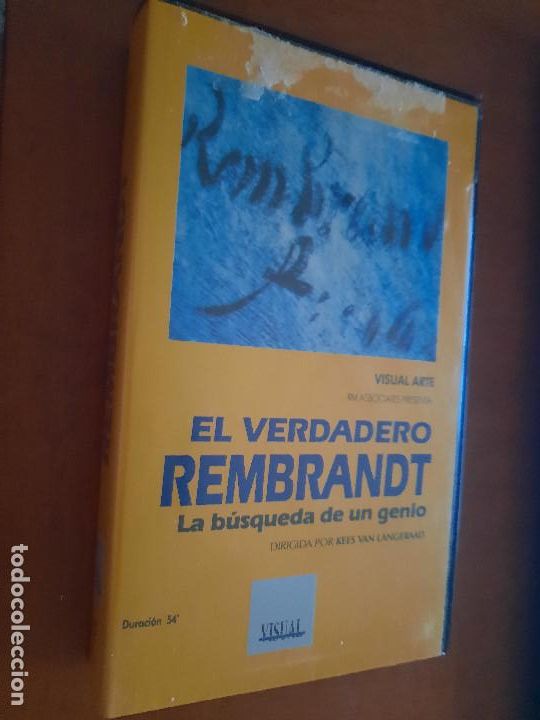 Cinema: EL VERDADERO REMBRANDT. LA BUSQUEDA DE UN GENIO. VISUAL ARTE. DOCUMENTAL. VHS. BUEN ESTADO. DIFICIL