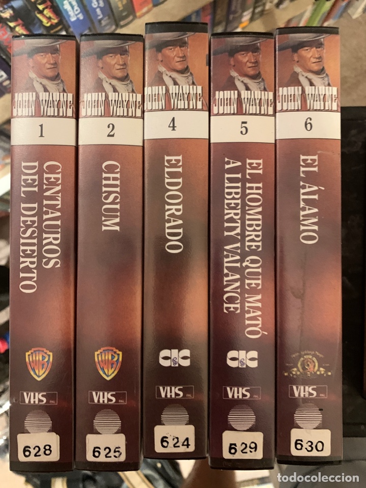 Cine: Colecci&oacute;n de john wayne vhs - Foto 1