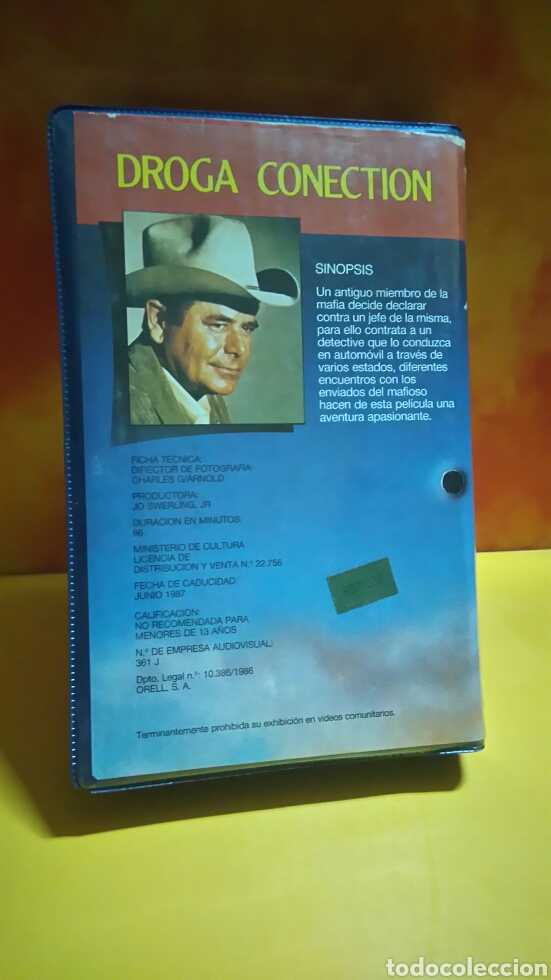 Cine: DROGA CONECTION - Glenn Ford, Priscilla Pointer - VHS - Foto 4