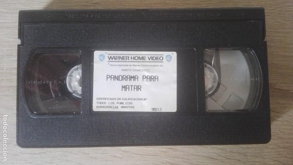 Cine: PANORAMA PARA MATAR - VHS - PAL - WARNER BROS.HOME VIDEO- A&Ntilde;OS 90.