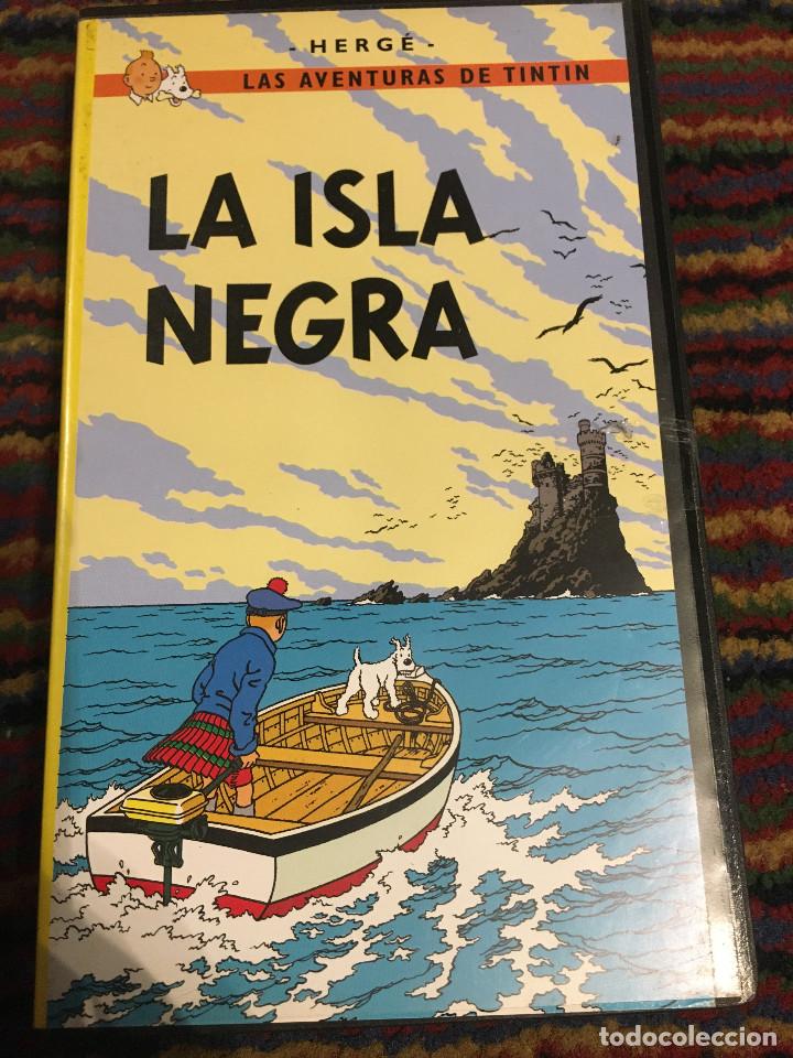 Cine: LAS AVENTURAS DE TINTIN - LA ISLA NEGRA - (VHS)