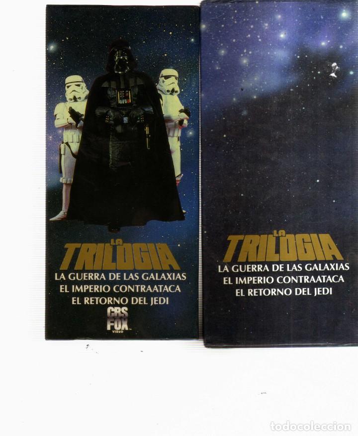 Cine: LA TRILOGIA LA GUERRA DE LAS GALAXIAS EL IMPERIO CONTRAATACA Y EL RETORNO DEL JEDI ORIGINAL